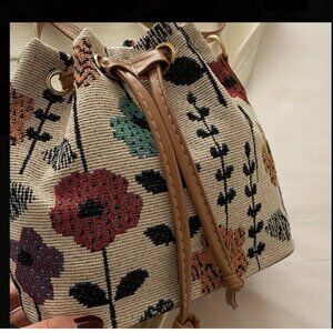 Floral Embroidered Boho Bag